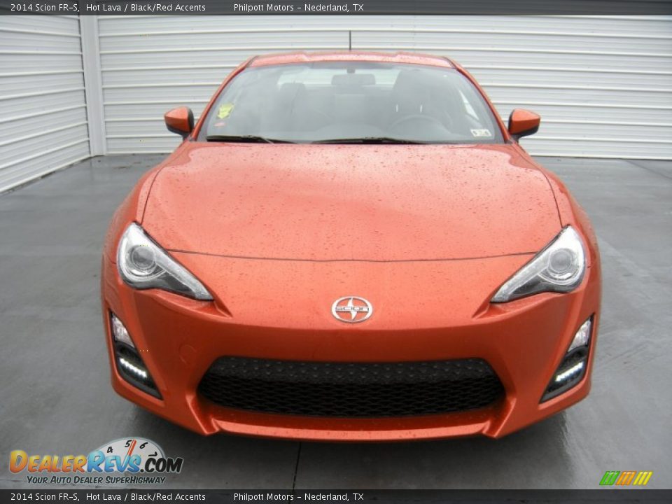 2014 Scion FR-S Hot Lava / Black/Red Accents Photo #8