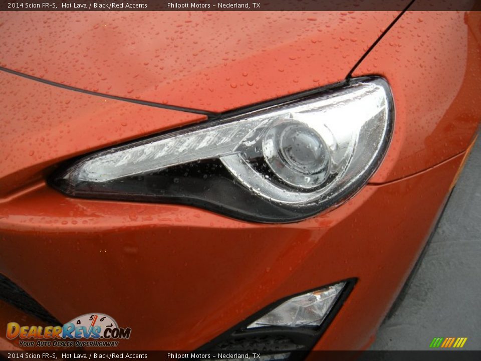 2014 Scion FR-S Hot Lava / Black/Red Accents Photo #9