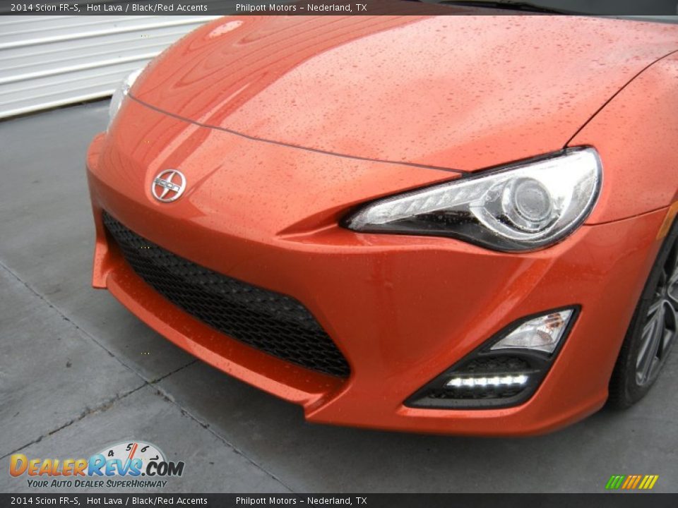 2014 Scion FR-S Hot Lava / Black/Red Accents Photo #11