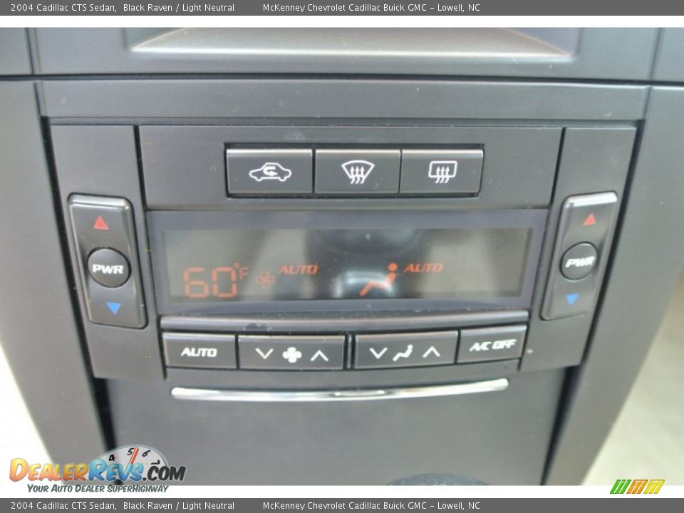 2004 Cadillac CTS Sedan Black Raven / Light Neutral Photo #12