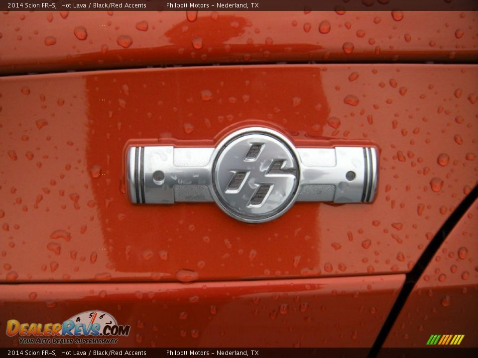 2014 Scion FR-S Hot Lava / Black/Red Accents Photo #13