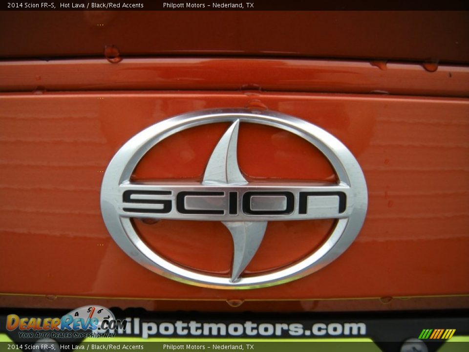 2014 Scion FR-S Hot Lava / Black/Red Accents Photo #15