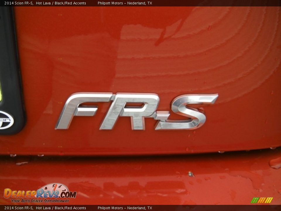 2014 Scion FR-S Hot Lava / Black/Red Accents Photo #16
