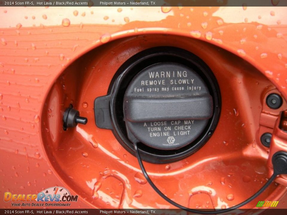 2014 Scion FR-S Hot Lava / Black/Red Accents Photo #17