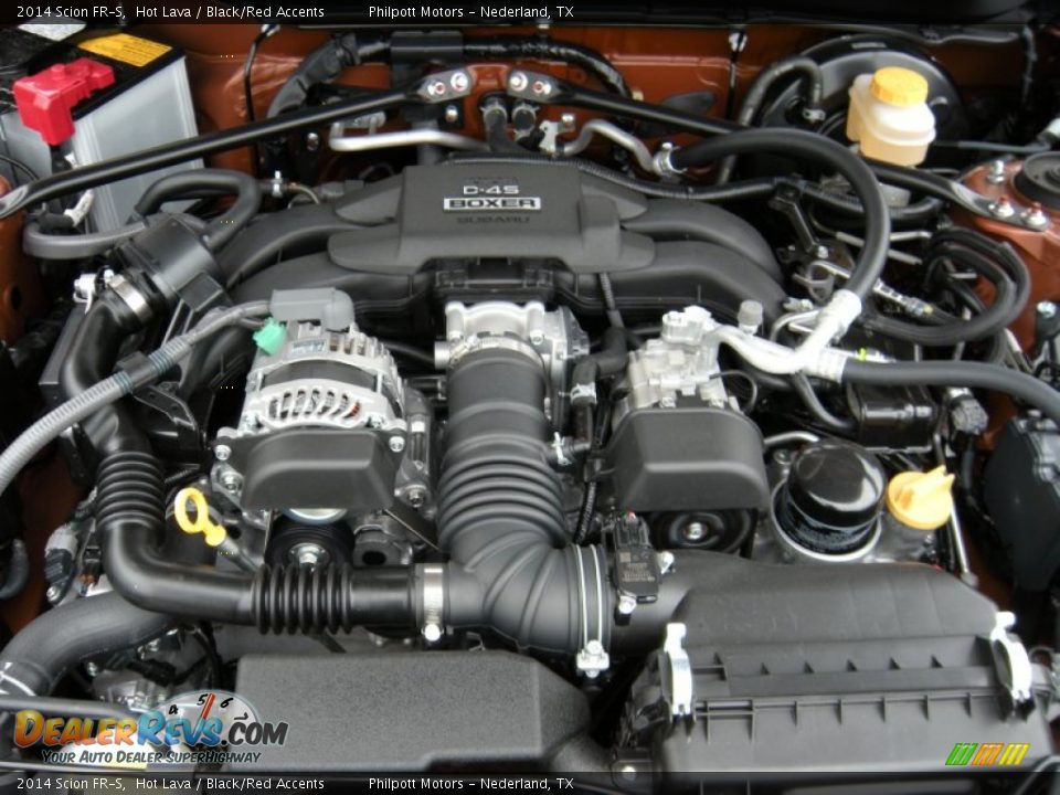 2014 Scion FR-S Hot Lava / Black/Red Accents Photo #19