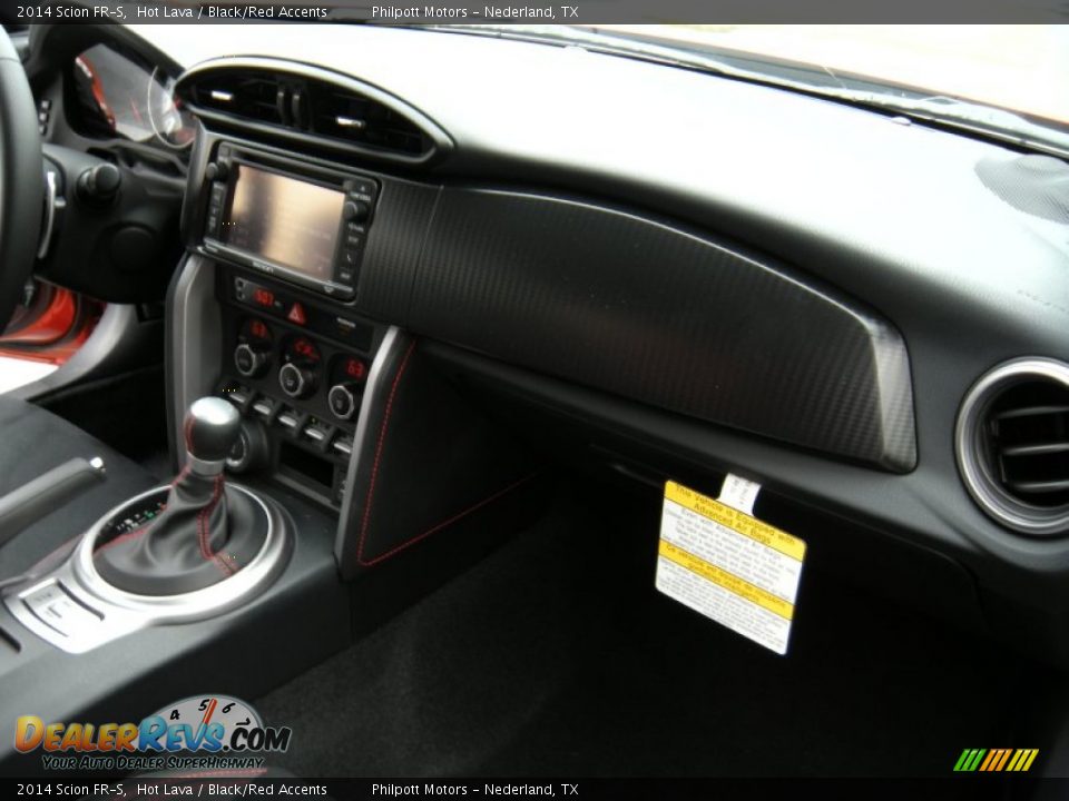 2014 Scion FR-S Hot Lava / Black/Red Accents Photo #20