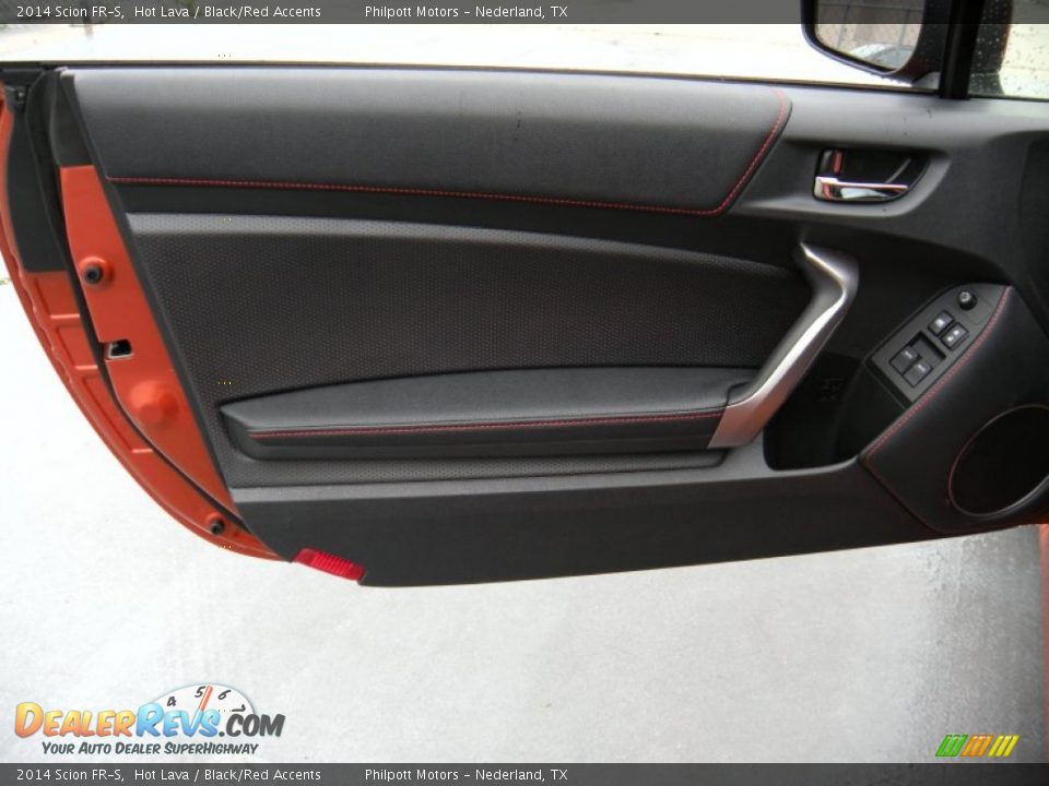 2014 Scion FR-S Hot Lava / Black/Red Accents Photo #22