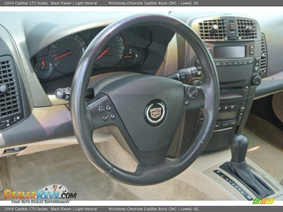 2004 Cadillac CTS Sedan Black Raven / Light Neutral Photo #23