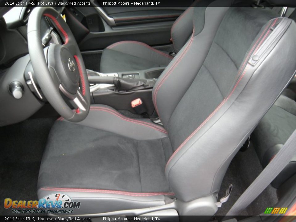 2014 Scion FR-S Hot Lava / Black/Red Accents Photo #24