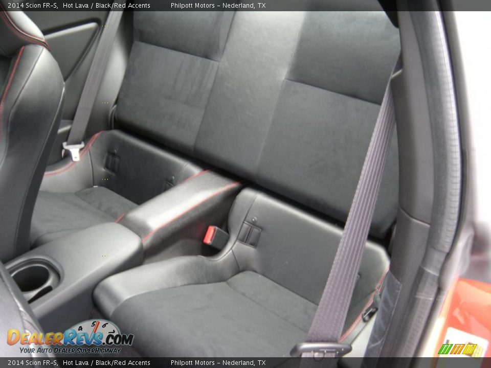 2014 Scion FR-S Hot Lava / Black/Red Accents Photo #26