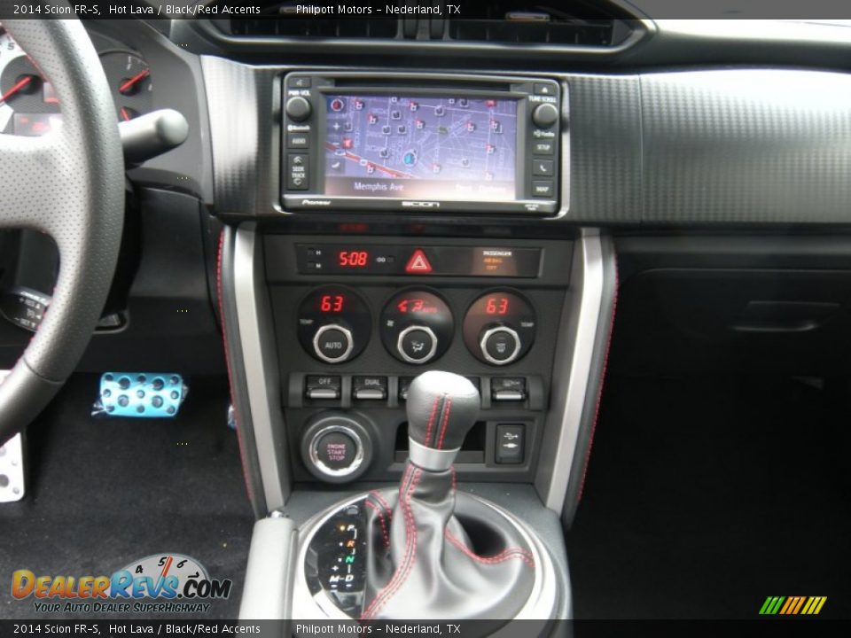 2014 Scion FR-S Hot Lava / Black/Red Accents Photo #28