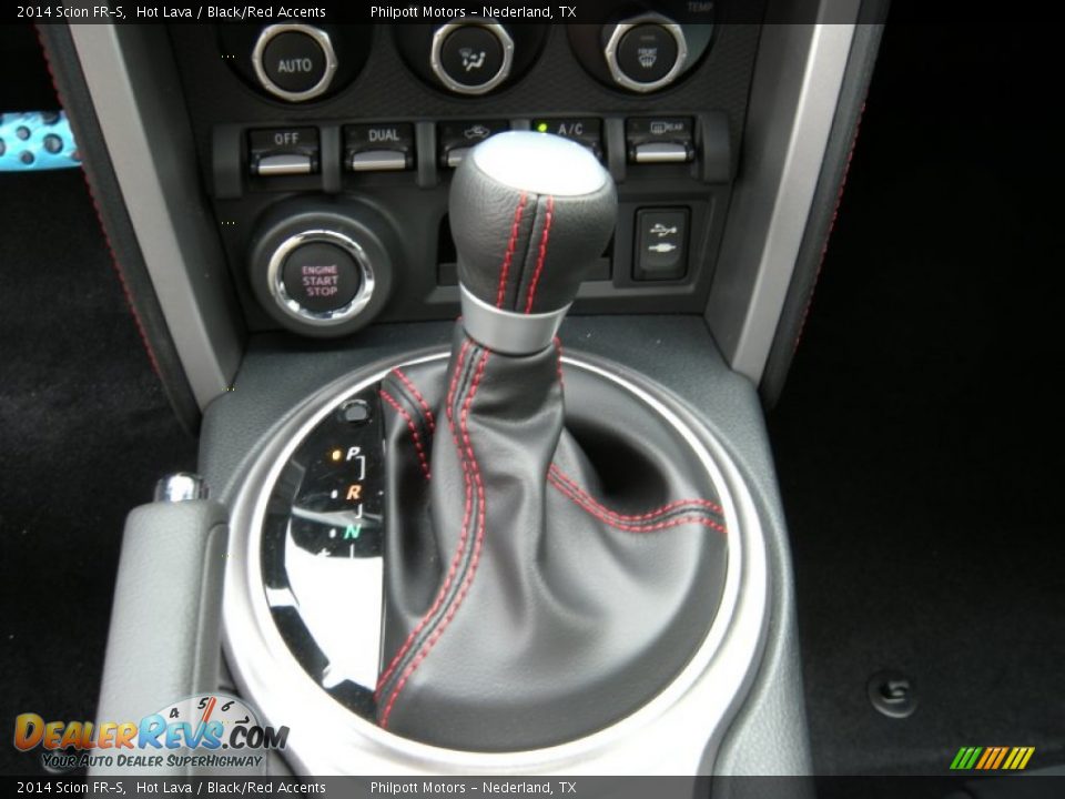 2014 Scion FR-S Hot Lava / Black/Red Accents Photo #32