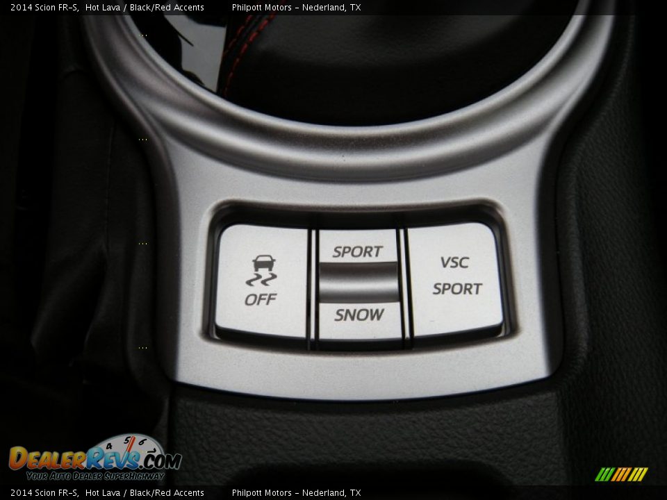 2014 Scion FR-S Hot Lava / Black/Red Accents Photo #33