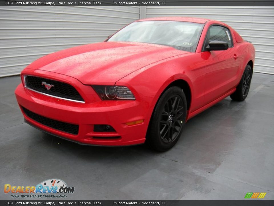 2014 Ford Mustang V6 Coupe Race Red / Charcoal Black Photo #7