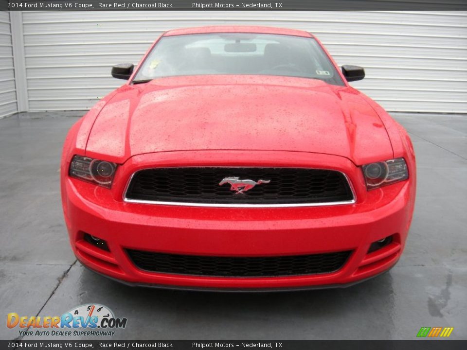 2014 Ford Mustang V6 Coupe Race Red / Charcoal Black Photo #8