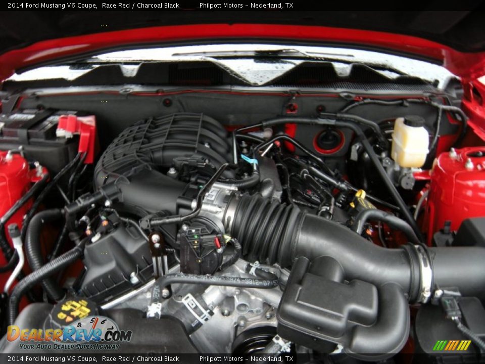 2014 Ford Mustang V6 Coupe Race Red / Charcoal Black Photo #16