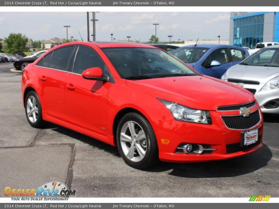 2014 Chevrolet Cruze LT Red Hot / Cocoa/Light Neutral Photo #2