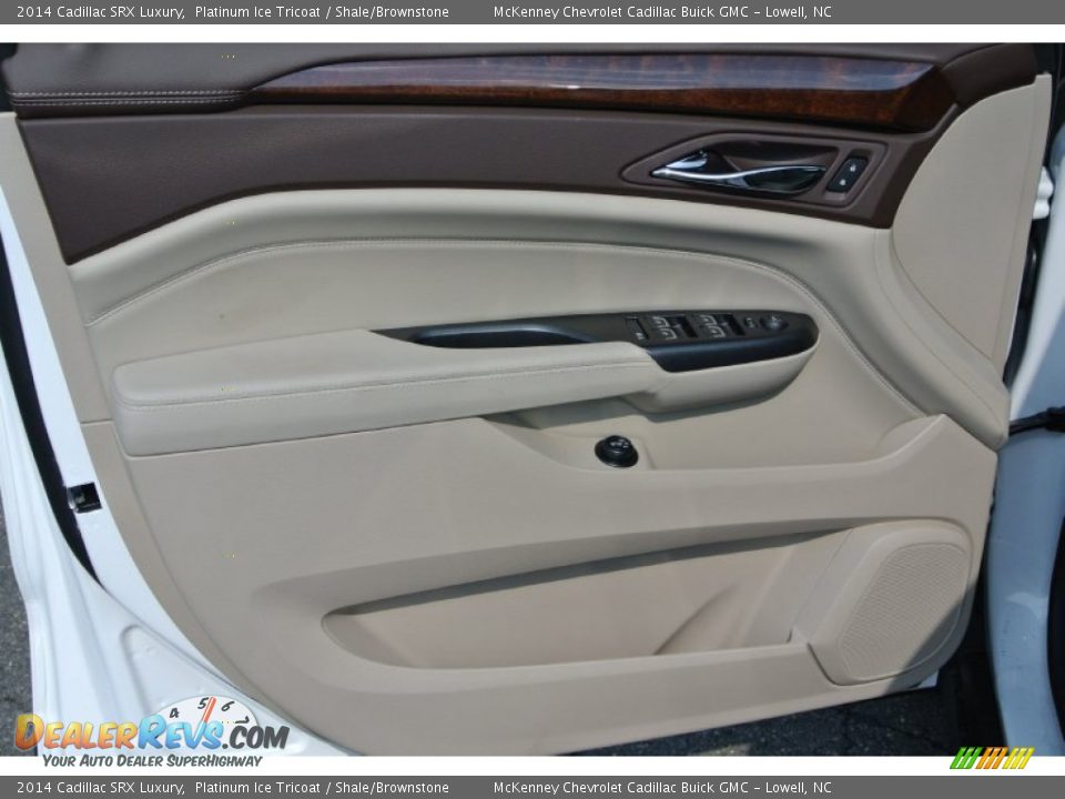 2014 Cadillac SRX Luxury Platinum Ice Tricoat / Shale/Brownstone Photo #9