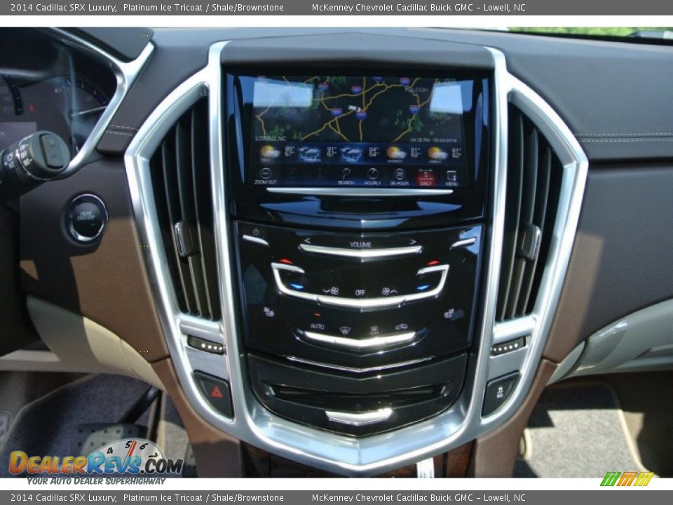 2014 Cadillac SRX Luxury Platinum Ice Tricoat / Shale/Brownstone Photo #12