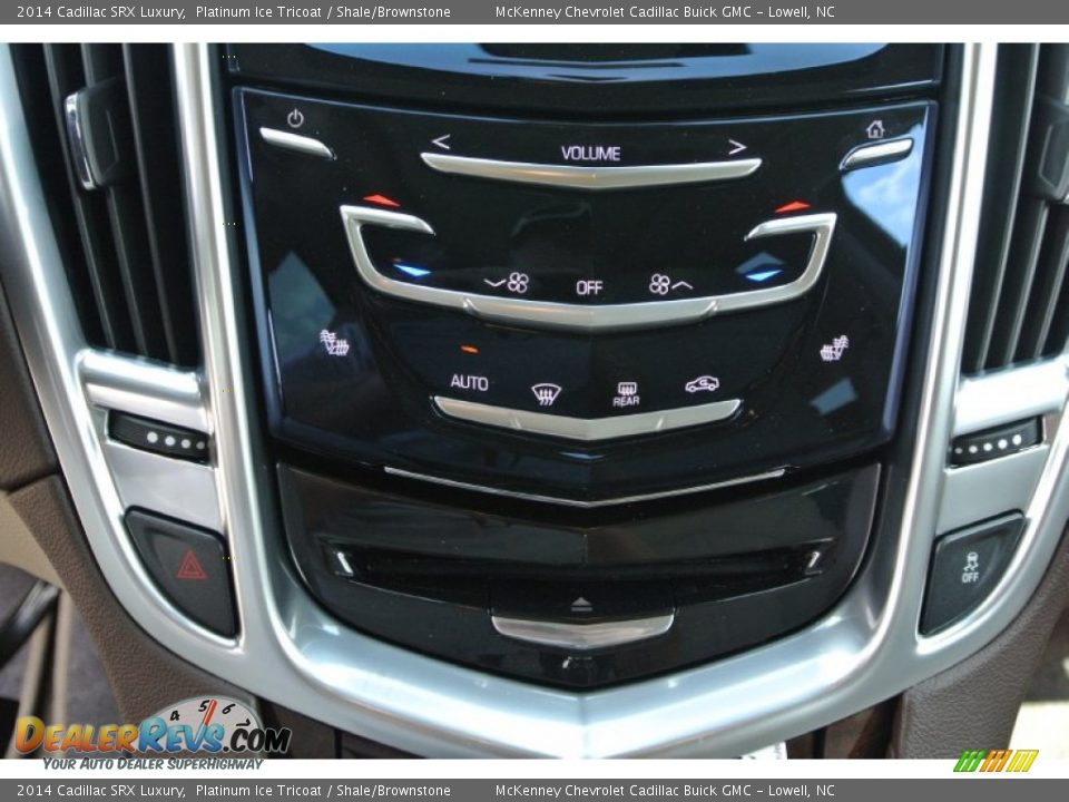 2014 Cadillac SRX Luxury Platinum Ice Tricoat / Shale/Brownstone Photo #14