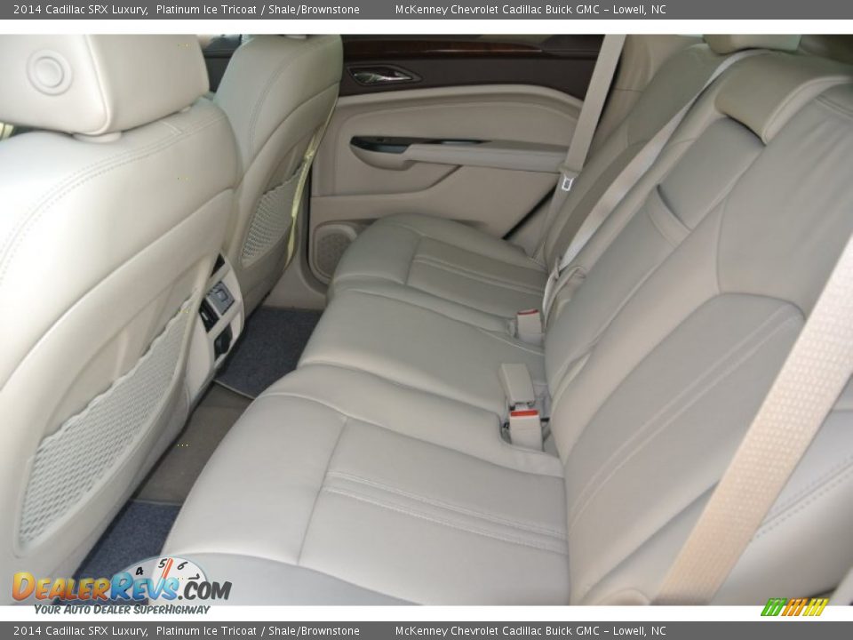 2014 Cadillac SRX Luxury Platinum Ice Tricoat / Shale/Brownstone Photo #17