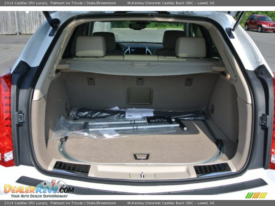 2014 Cadillac SRX Luxury Platinum Ice Tricoat / Shale/Brownstone Photo #18