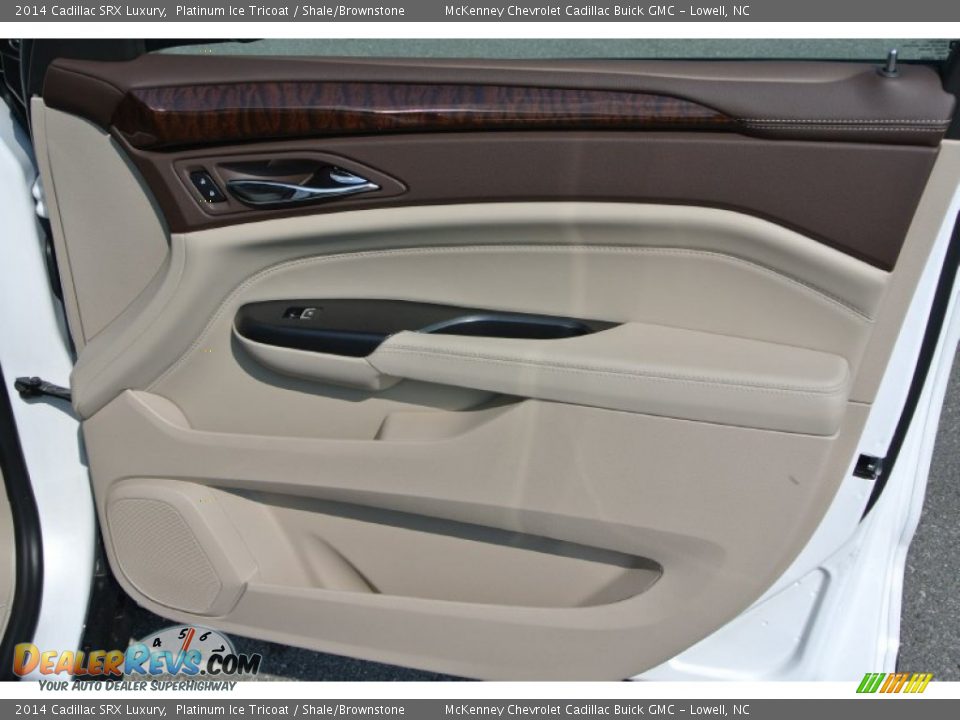 2014 Cadillac SRX Luxury Platinum Ice Tricoat / Shale/Brownstone Photo #20