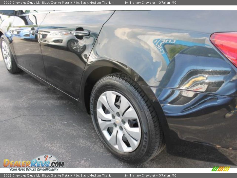 2012 Chevrolet Cruze LS Black Granite Metallic / Jet Black/Medium Titanium Photo #4