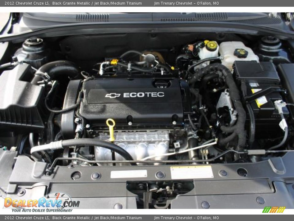 2012 Chevrolet Cruze LS Black Granite Metallic / Jet Black/Medium Titanium Photo #7