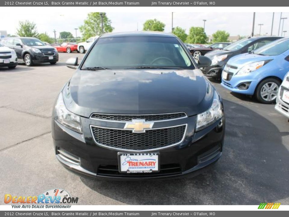 2012 Chevrolet Cruze LS Black Granite Metallic / Jet Black/Medium Titanium Photo #8