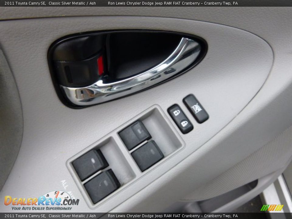 2011 Toyota Camry SE Classic Silver Metallic / Ash Photo #15