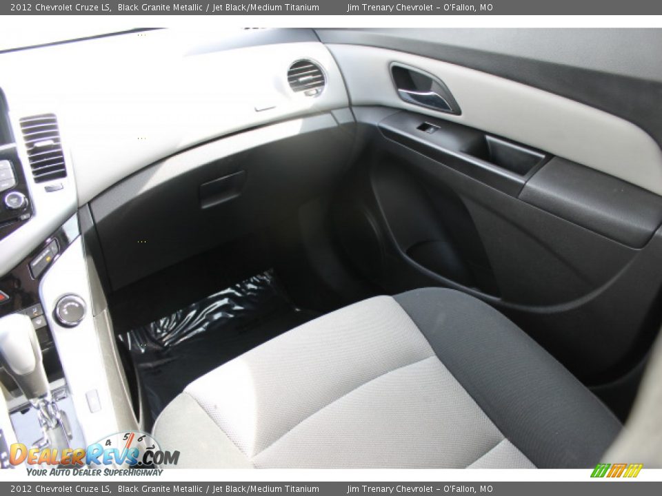 2012 Chevrolet Cruze LS Black Granite Metallic / Jet Black/Medium Titanium Photo #13