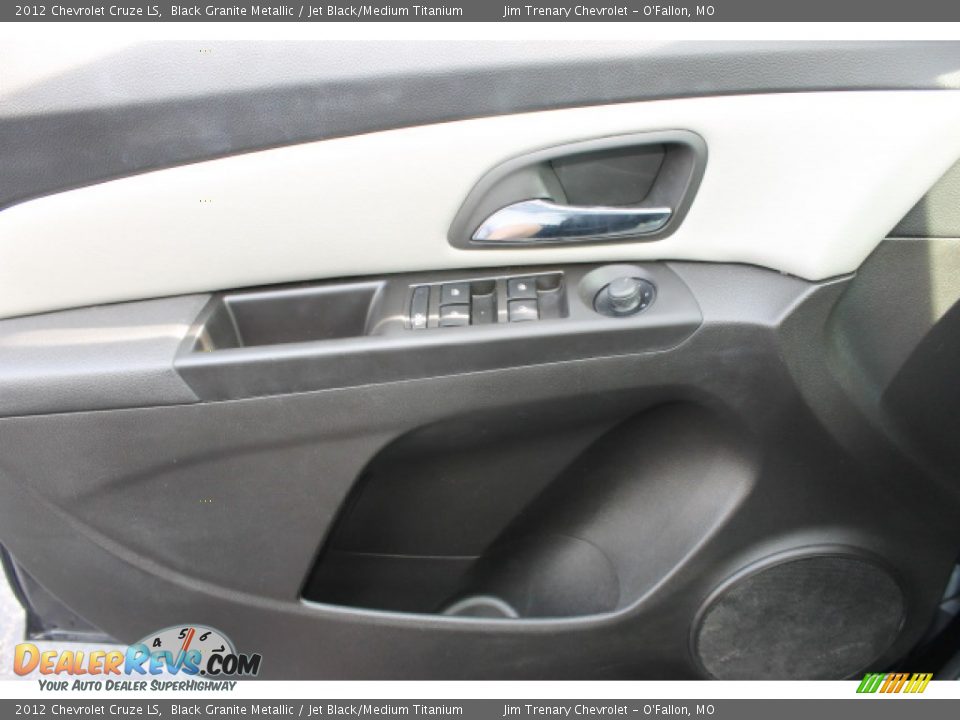 2012 Chevrolet Cruze LS Black Granite Metallic / Jet Black/Medium Titanium Photo #15