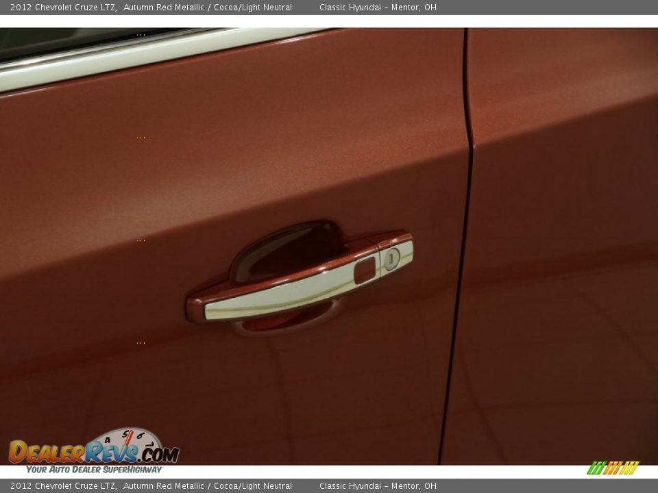 2012 Chevrolet Cruze LTZ Autumn Red Metallic / Cocoa/Light Neutral Photo #4