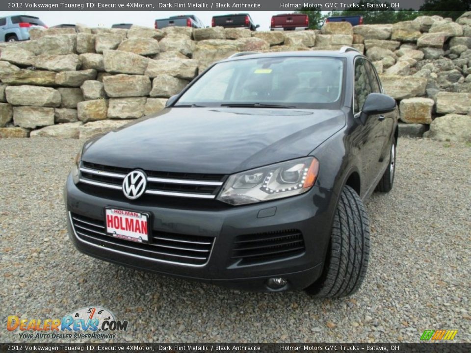 2012 Volkswagen Touareg TDI Executive 4XMotion Dark Flint Metallic / Black Anthracite Photo #2
