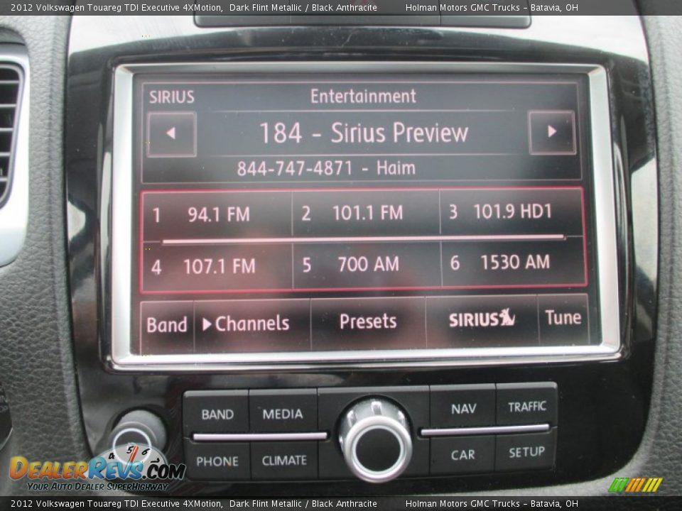 2012 Volkswagen Touareg TDI Executive 4XMotion Dark Flint Metallic / Black Anthracite Photo #9