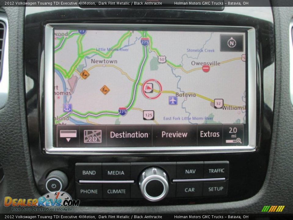 2012 Volkswagen Touareg TDI Executive 4XMotion Dark Flint Metallic / Black Anthracite Photo #10