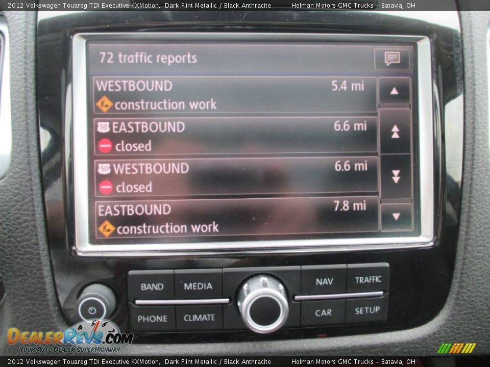 2012 Volkswagen Touareg TDI Executive 4XMotion Dark Flint Metallic / Black Anthracite Photo #11