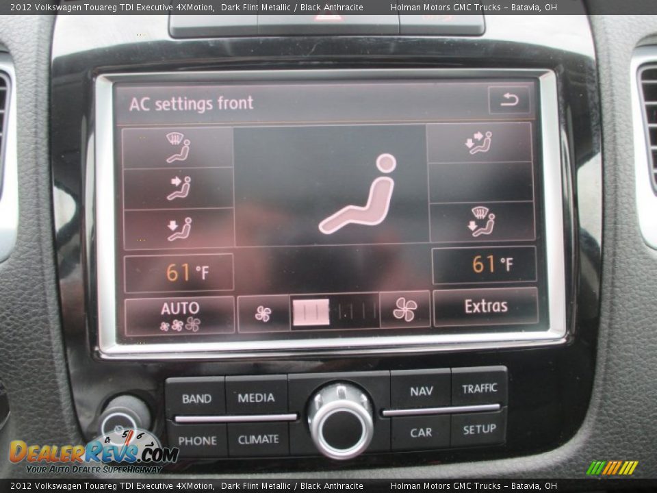 2012 Volkswagen Touareg TDI Executive 4XMotion Dark Flint Metallic / Black Anthracite Photo #12