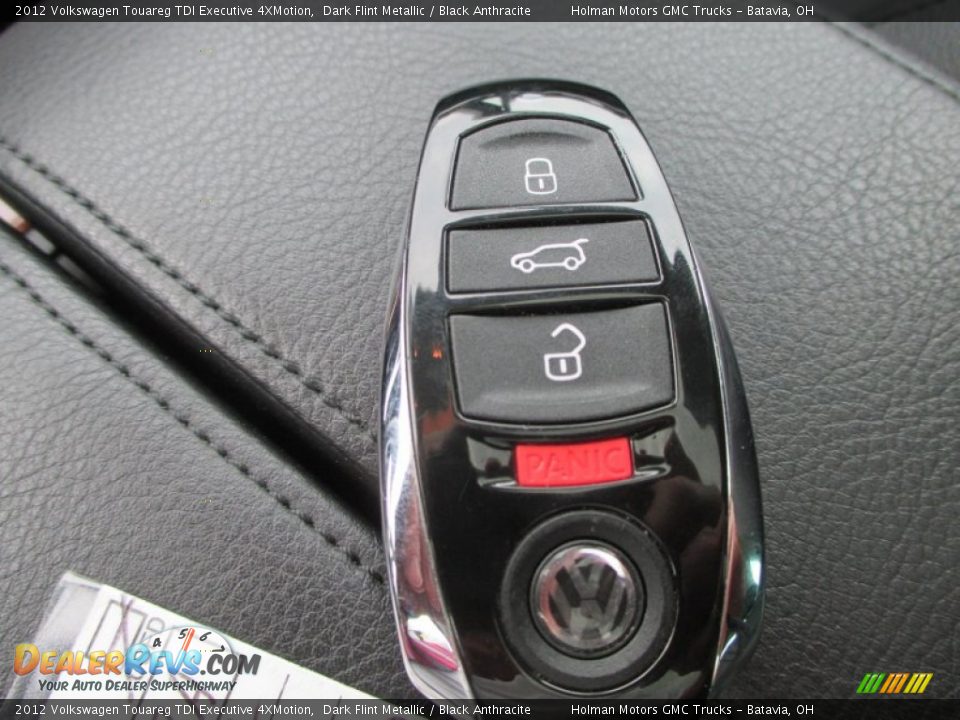 2012 Volkswagen Touareg TDI Executive 4XMotion Dark Flint Metallic / Black Anthracite Photo #16