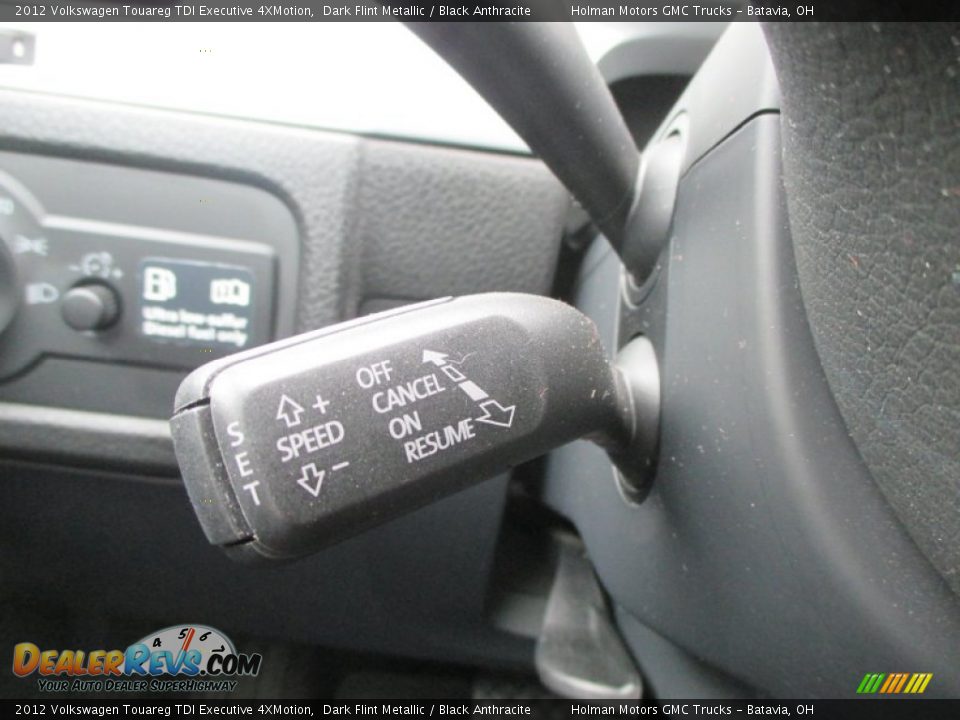 2012 Volkswagen Touareg TDI Executive 4XMotion Dark Flint Metallic / Black Anthracite Photo #19