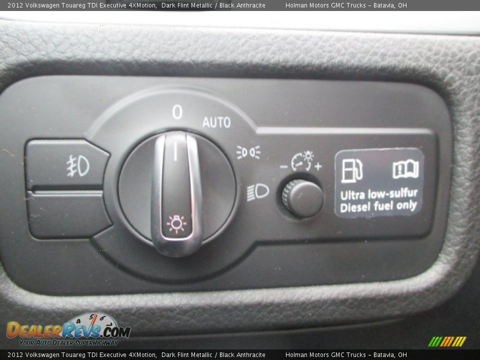 2012 Volkswagen Touareg TDI Executive 4XMotion Dark Flint Metallic / Black Anthracite Photo #26