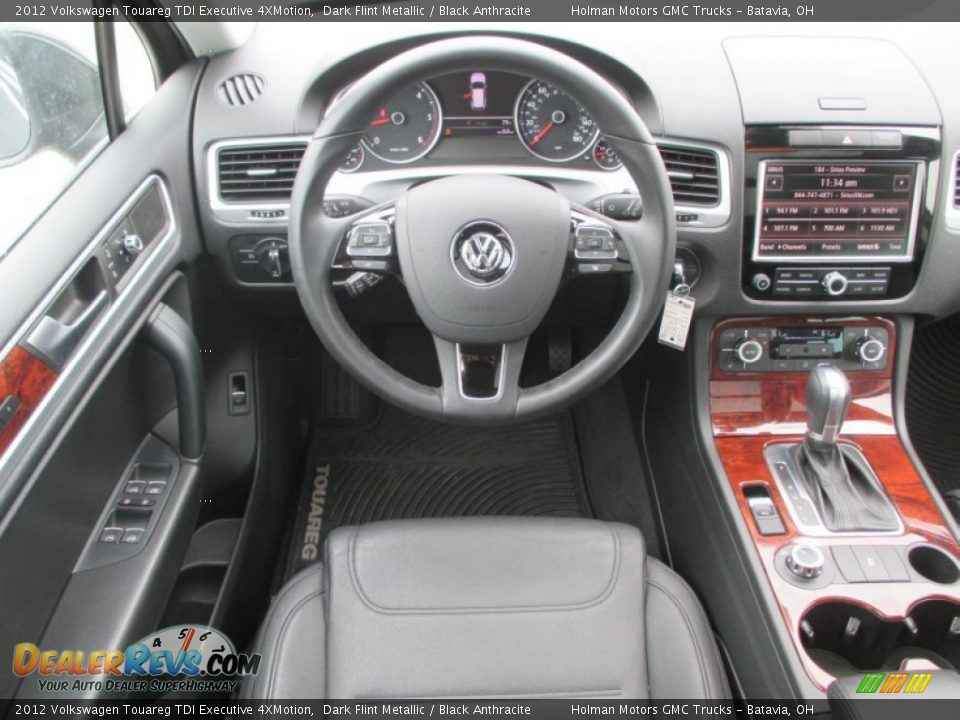 2012 Volkswagen Touareg TDI Executive 4XMotion Dark Flint Metallic / Black Anthracite Photo #30
