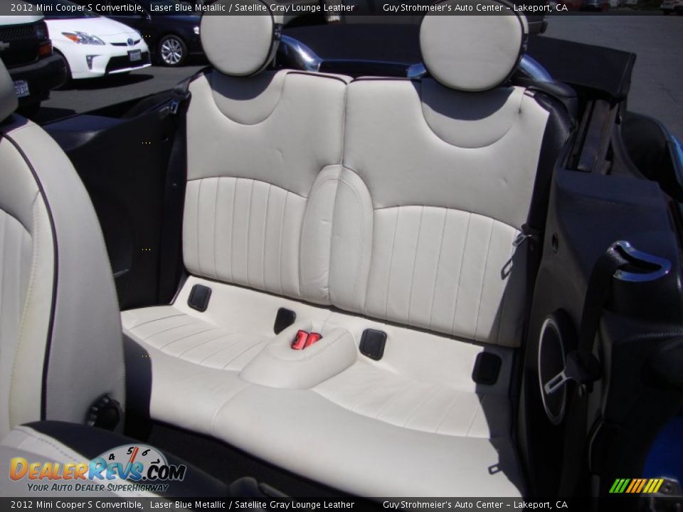 2012 Mini Cooper S Convertible Laser Blue Metallic / Satellite Gray Lounge Leather Photo #18