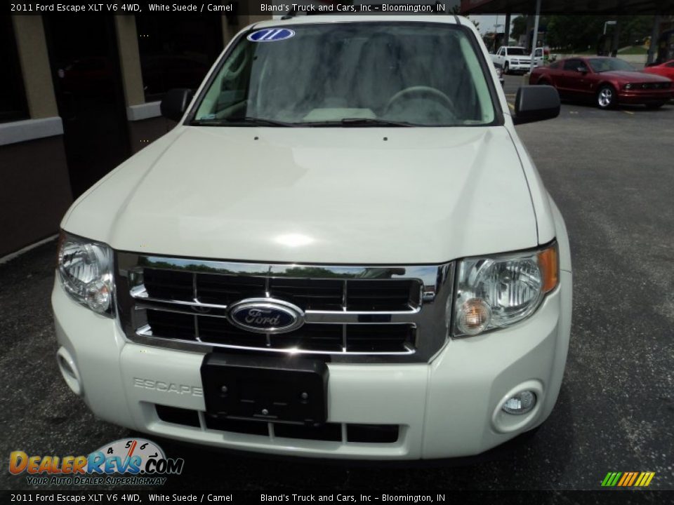 2011 Ford Escape XLT V6 4WD White Suede / Camel Photo #22