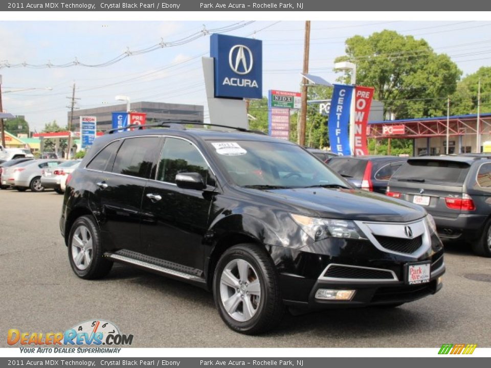2011 Acura MDX Technology Crystal Black Pearl / Ebony Photo #1
