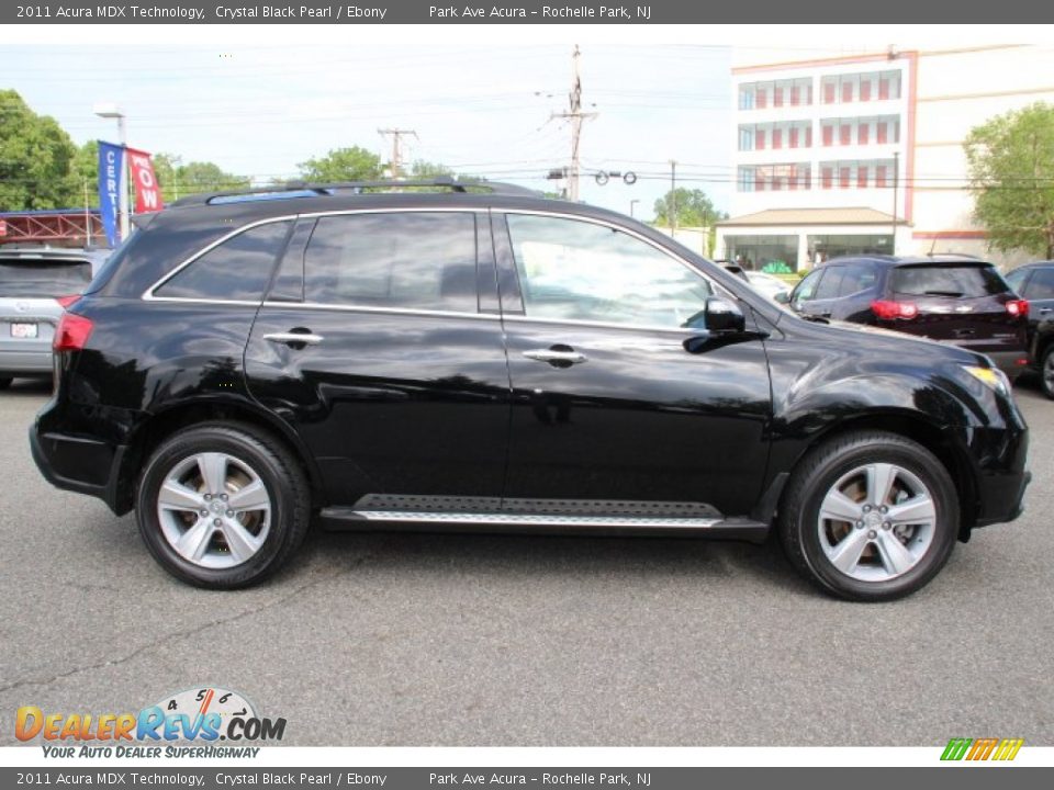 2011 Acura MDX Technology Crystal Black Pearl / Ebony Photo #2