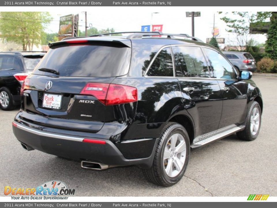 2011 Acura MDX Technology Crystal Black Pearl / Ebony Photo #3
