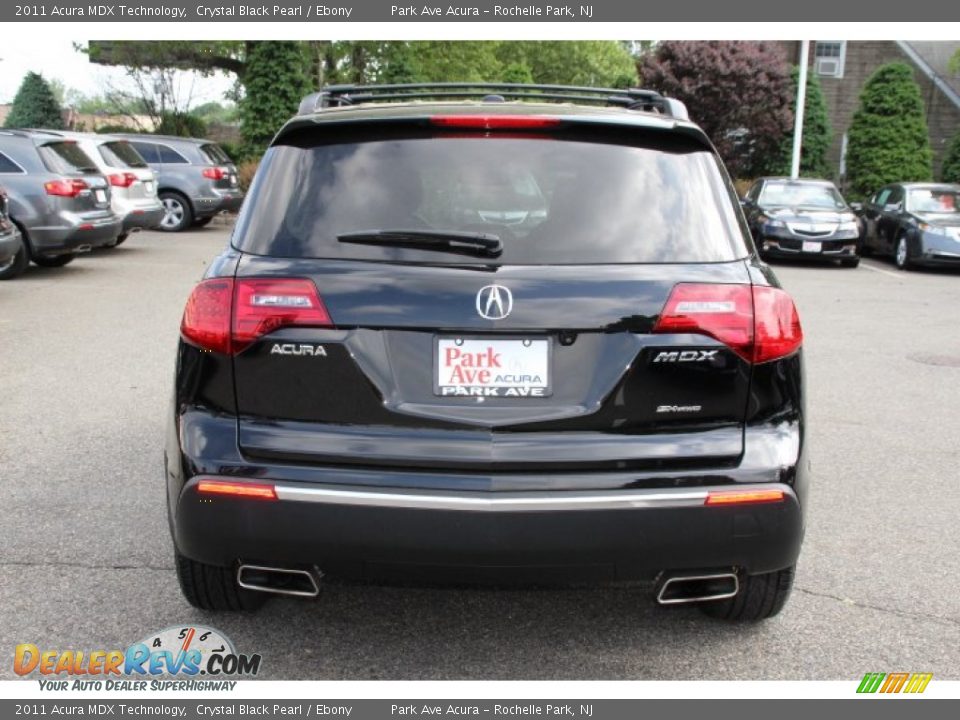 2011 Acura MDX Technology Crystal Black Pearl / Ebony Photo #4