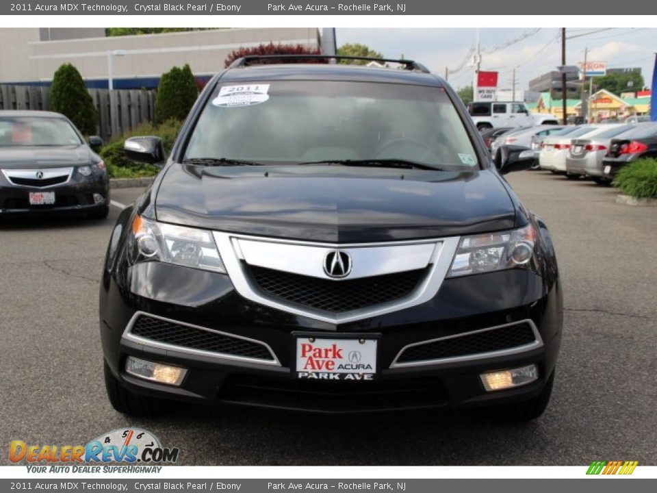 2011 Acura MDX Technology Crystal Black Pearl / Ebony Photo #8
